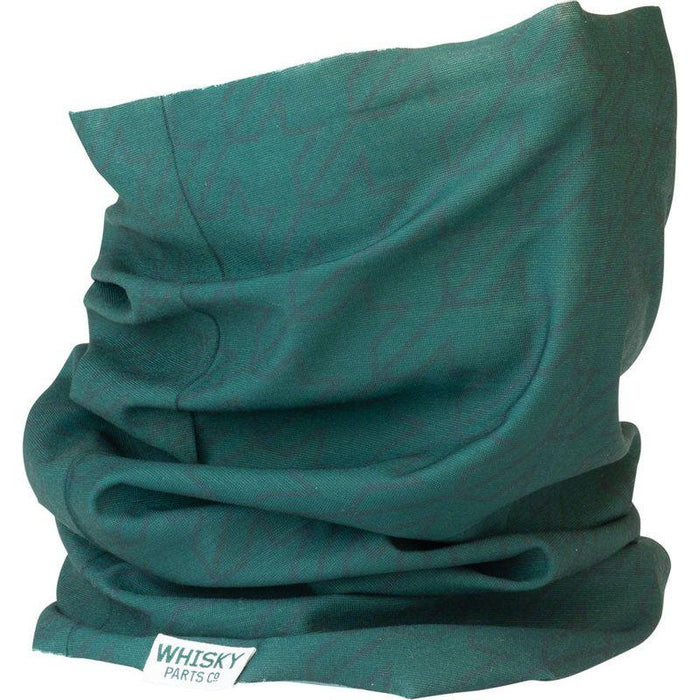 WHISKY Go Fast Get Fancy Neck Gaiter - Green One Size
