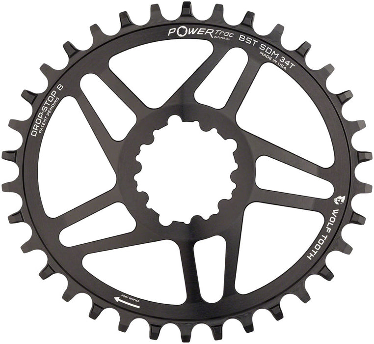 Wolf Tooth Oval Direct Mount Bicycle Chainrings for SRAM 3-Bolt Mountain Cranks