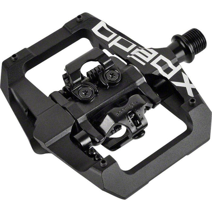 Xpedo GFX Pedals - Dual Sided Clipless with Platform Aluminum 9/16 Black