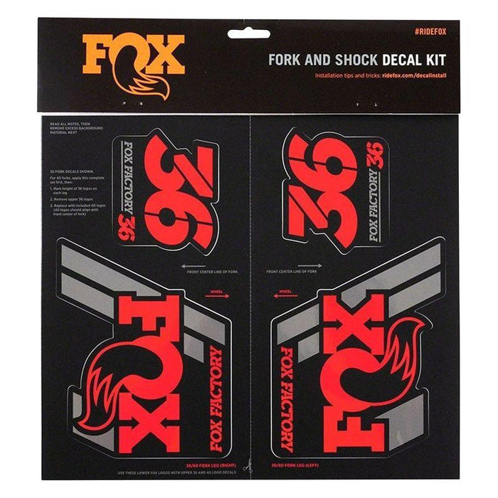FOX Racing Heritage Decal Kit Bicycle Stickers
