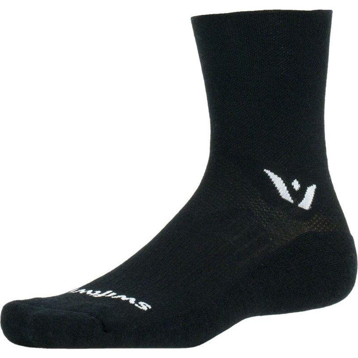 Swiftwick Pursuit Quarter Crew High Bicycle Socks