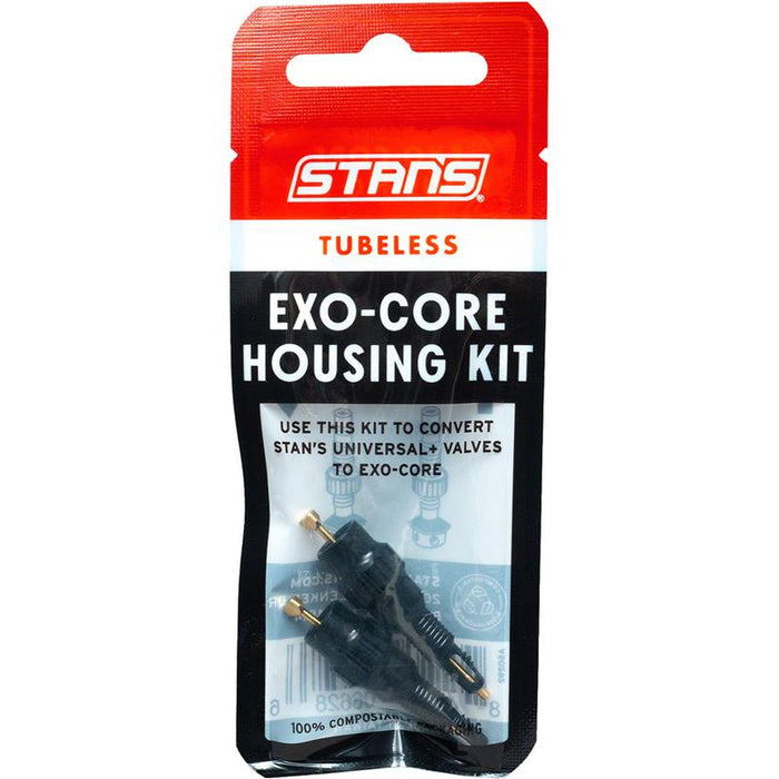 Stans No Tubes Tubeless Exo-Core Valve Stem - Alloy Pair