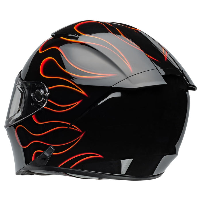 Bell Powersports Lithium Torch Gloss Black/Red Large