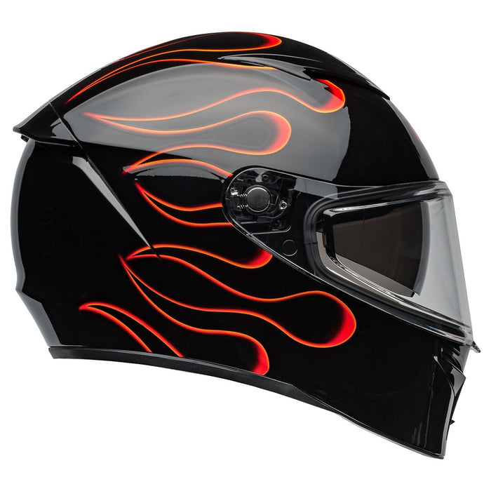 Bell Powersports Lithium Torch Gloss Black/Red Large