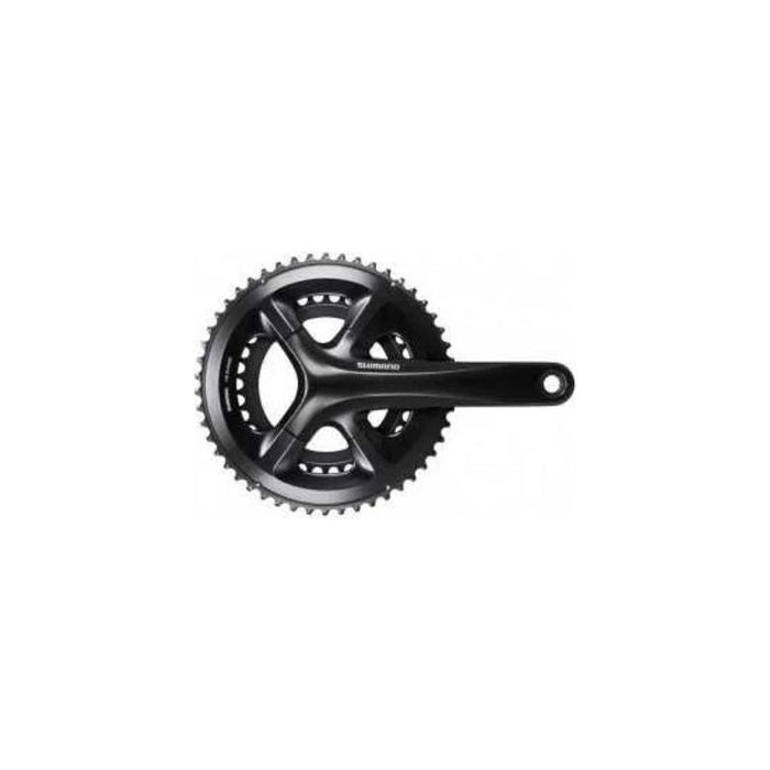 Shimano Rs510 Crankset - 175Mm 11-Speed 46/36T 110 Bcd Hollowtech Ii Spindle Interface Black Bicycle Cranksets