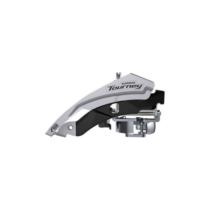 Shimano Tourney Fd-Ty600-L6 Front Derailleur - 6/7/8-Speed Triple Top Swing Dual Pull 31.8/34.9Mm 66-69 Chainstay Angle 18T Cap. Bicycle Derailleurs