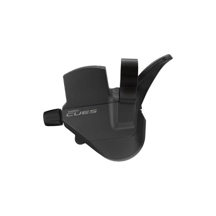 Shimano Cues Sl-U4000-L Shifter - Left 2-Speed Rapidfire Plus Mono Optical Gear Display Black Bicycle Shifters