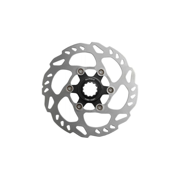 Shimano Slx Sm-Rt70-Ssi Disc Brake Rotor - 140Mm Center Lock Silver Bicycle Brake Rotors