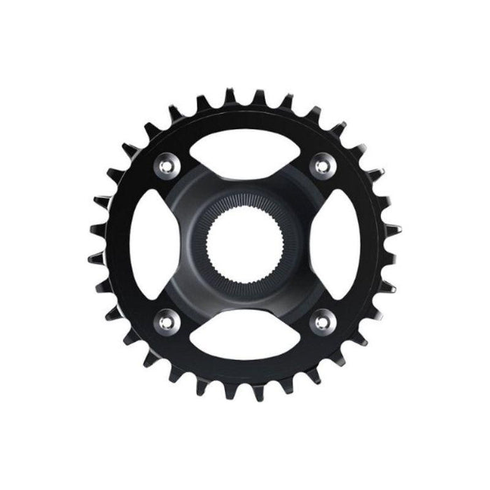 Shimano Steps Cr-Em800 Chainring - 32T Without Chainguard 55Mm Chainline Black Bicycle Chainrings