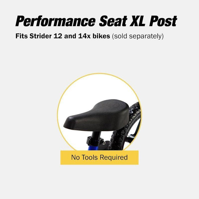 Strider Performance Seat with XL Post Bicycle Seatposts