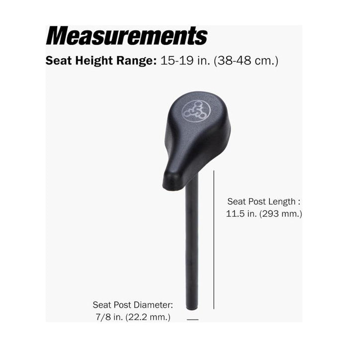 Strider Performance Seat with XL Post Bicycle Seatposts