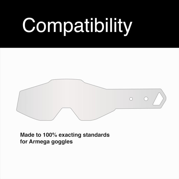 Ride 100 ARMEGA Standard Tear-Offs 2022 50 PK