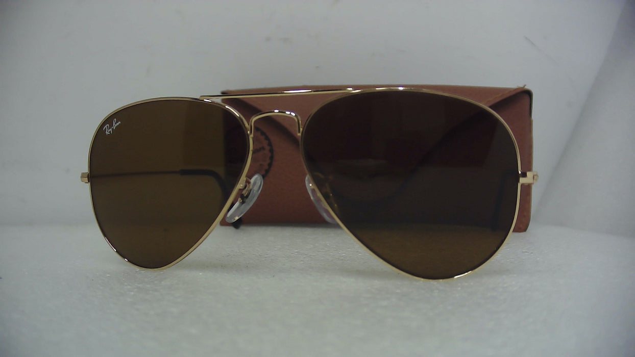 Rayban Aviator Classic - Arista/B-15 Brown - 58Mm - Open Box (Without Box)