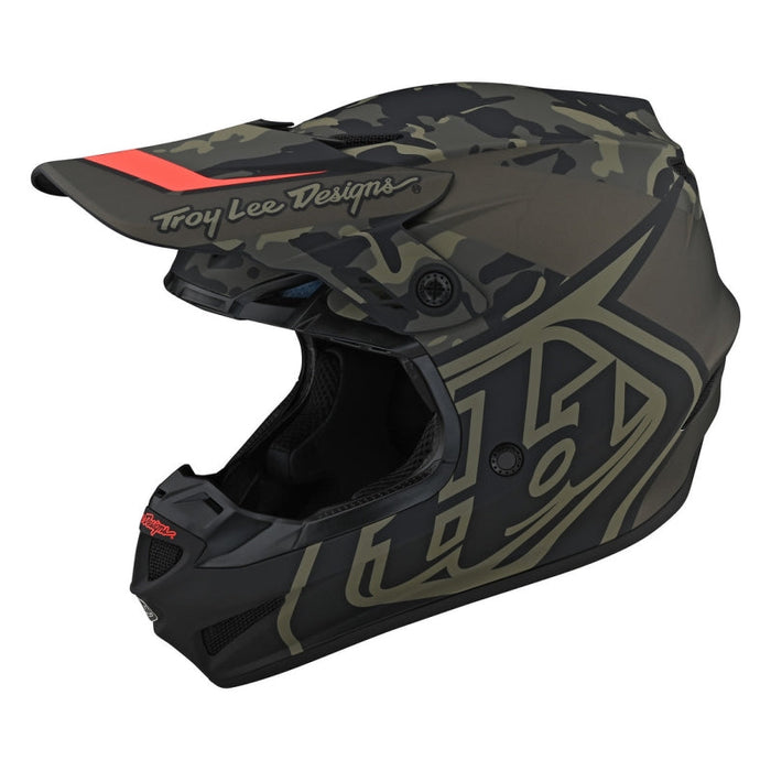 Troy Lee Designs Gp Helmet Overload No MIPS Camo Bicycle Helmets