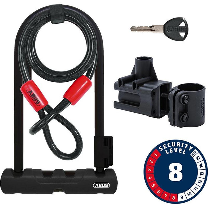 ABUS Ultra 410K + Cobra Bicycle U-Locks
