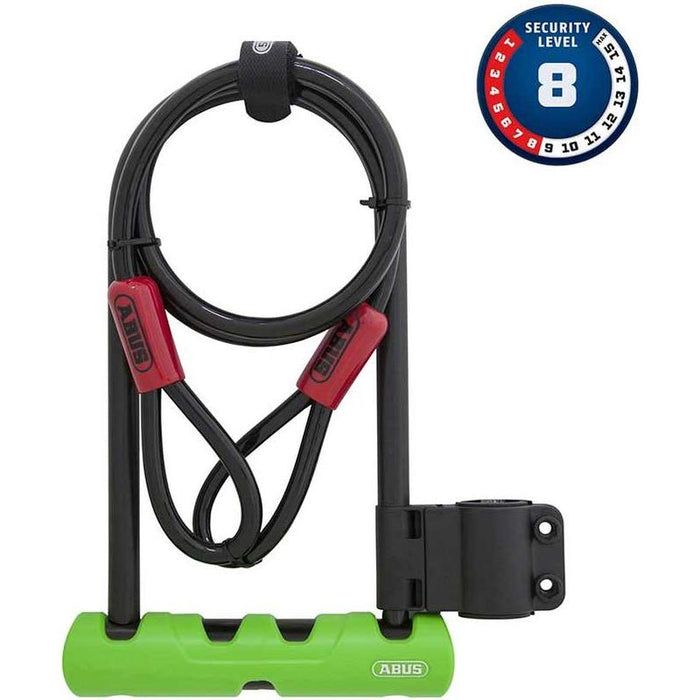 ABUS 410 U-Lock + Cobra Cable Bicycle U-Locks