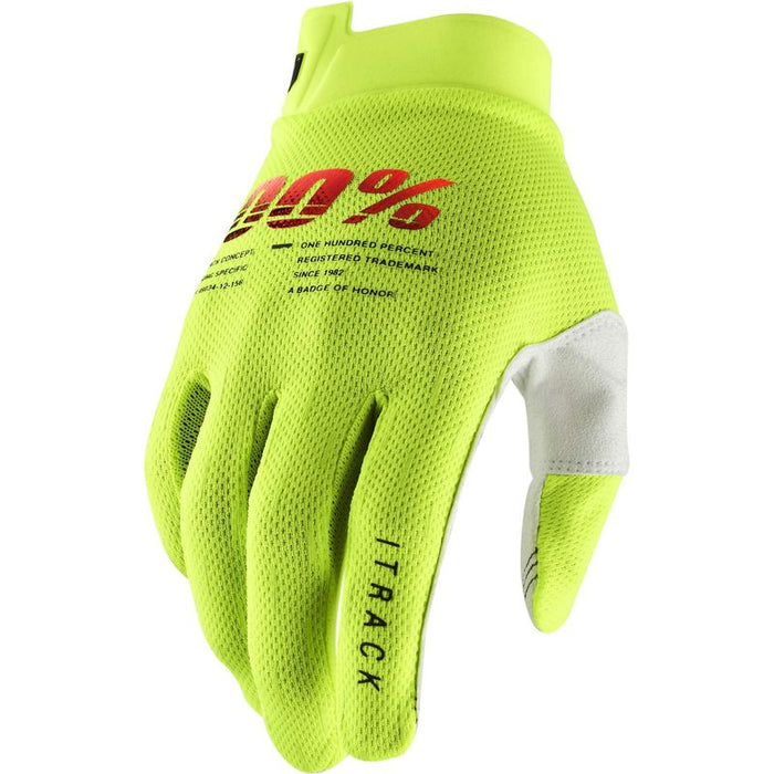 100 Percent Itrack Bicycle Gloves