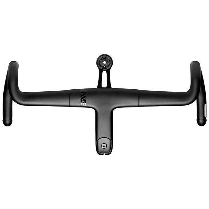 ENVE, SES AR Bar/100mm Stem Combo, Drop Handlebar, Integrated 100mm Stem, 380mm, Drop: 129mm, Reach: 76mm, Black