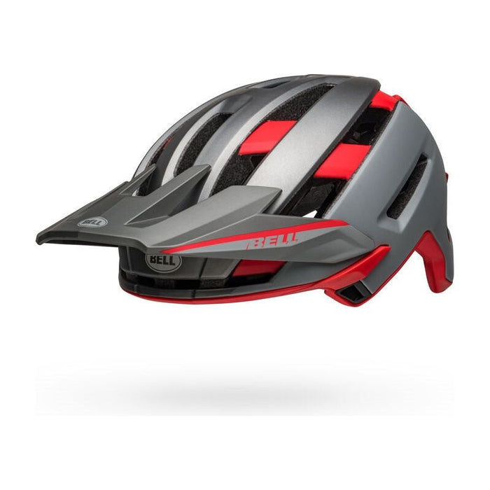 Bell Bike Super Air R Spherical Matte Gray/Red Small Bicycle Helmets