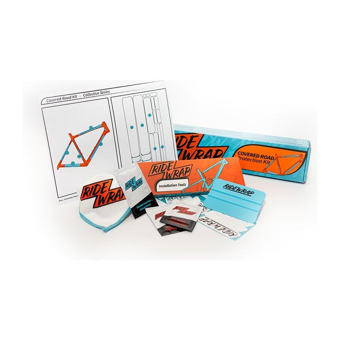 RideWrap Covered Road and Gravel Bicycle Frame Protector