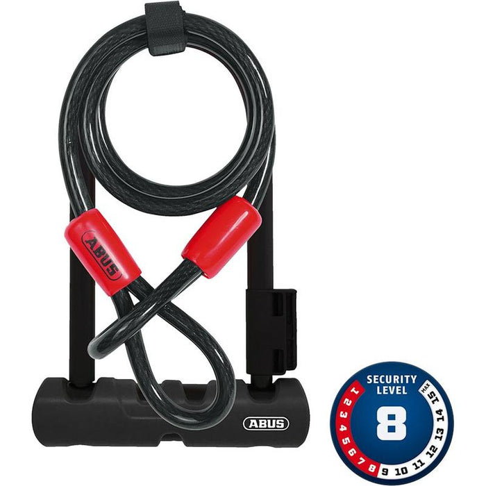 ABUS Ultra 410 Mini + Cobra Loop Bicycle U-Locks