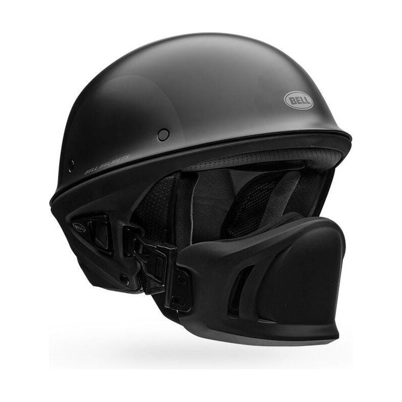 bell black open face helmet Bell Rogue Matte Black Helmet