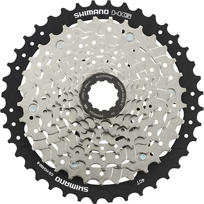 Shimano Cs-Hg400-8 Cassette - 8 Speed 11-40T Silver Bicycle Casettes