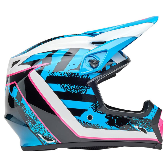 Bell Moto MX-9 MIPS Blue/Pink Breakdance 2X-Large