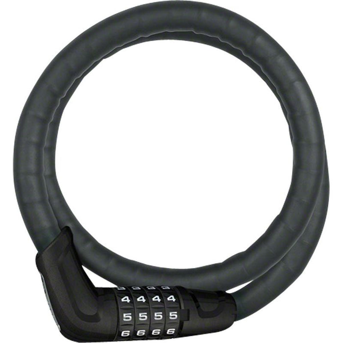ABUS Tresorflex 6615 Combination Coiled Cable Lock With Mount Bicycle Cable Locks