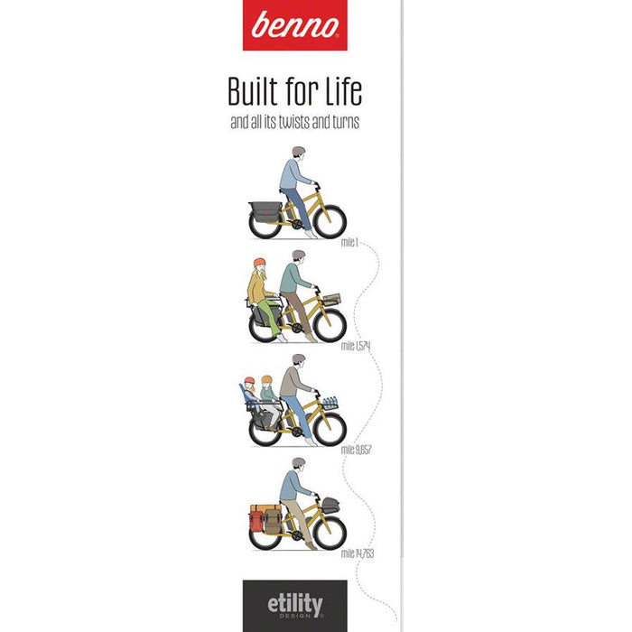 Benno Built4Life Banner with X-Stand Bicycle Stickers
