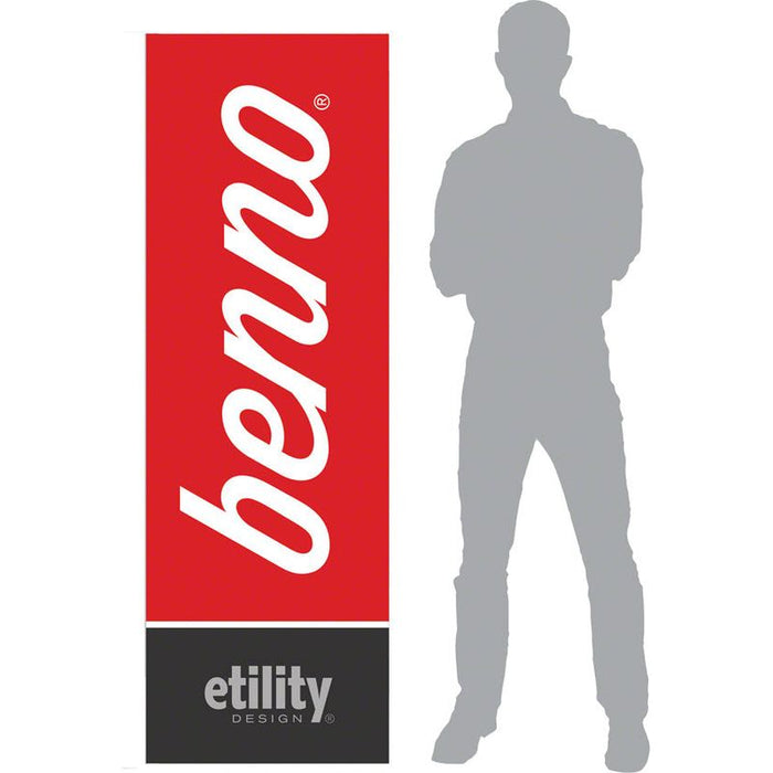 Benno Logo Banner with X-Stand Bicycle Stickers