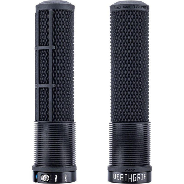 DMR DeathGrip 2 Flangeless Grips - Thin Lock-On Black
