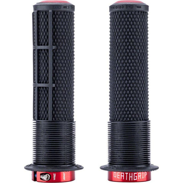 DMR DeathGrip 2 Race Edition Grips - Thin Lock-On Black Flanged