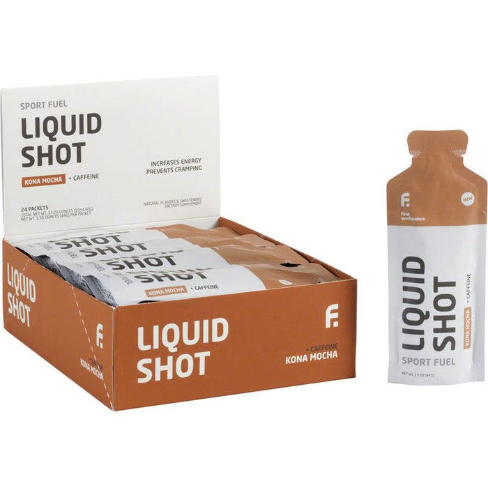 First Endurance Liquid Shot Pack of 24 Bicycle Nutrition Drink Mixes