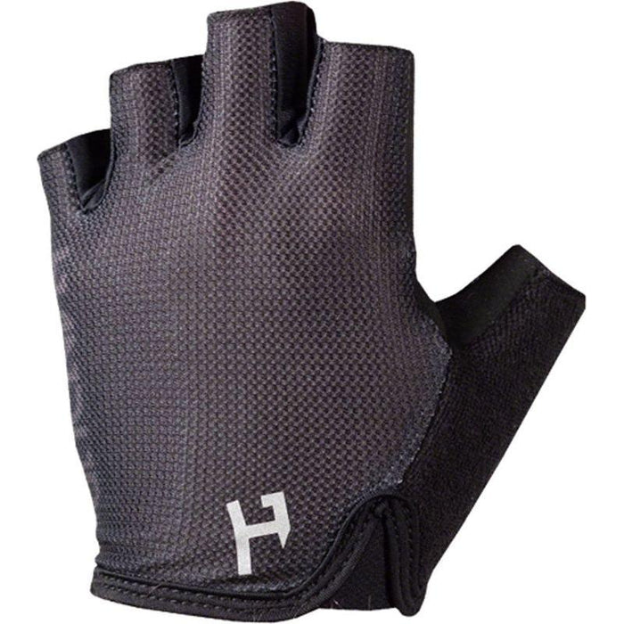 Handup Shorties Solid Black Bicycle Gloves