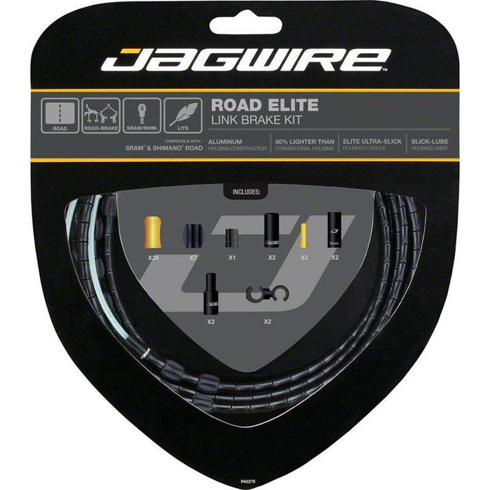 Jagwire Road Elite Link Brake Kit Bicycle Brake Cables