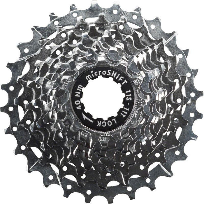 microSHIFT H11 Cassette - 11 Speed 11-25t Chrome Plated