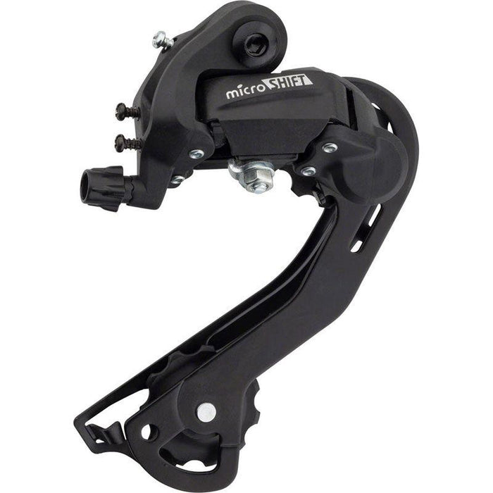 microSHIFT M21 Rear Derailleur - 67 Speed Long Cage Black
