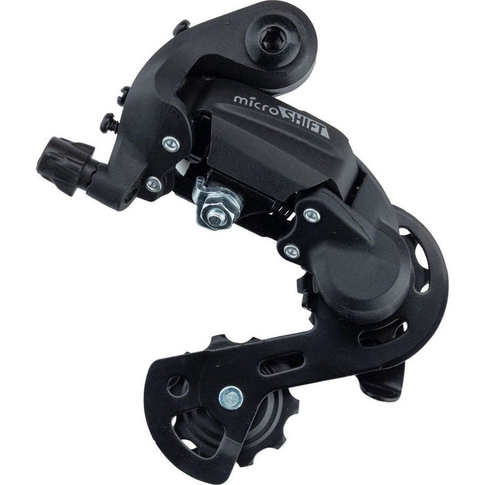 microSHIFT M21 Rear Derailleur - 67 Speed Super Short Cage Black