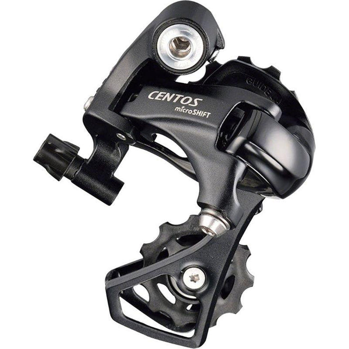 microSHIFT Centos Rear Derailleur - 10 Speed Short Cage Black Shimano 4700 Compatible