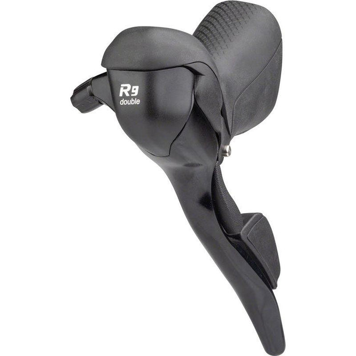 microSHIFT R9 Left Drop Bar Shift Lever - Double Shimano Compatible Black