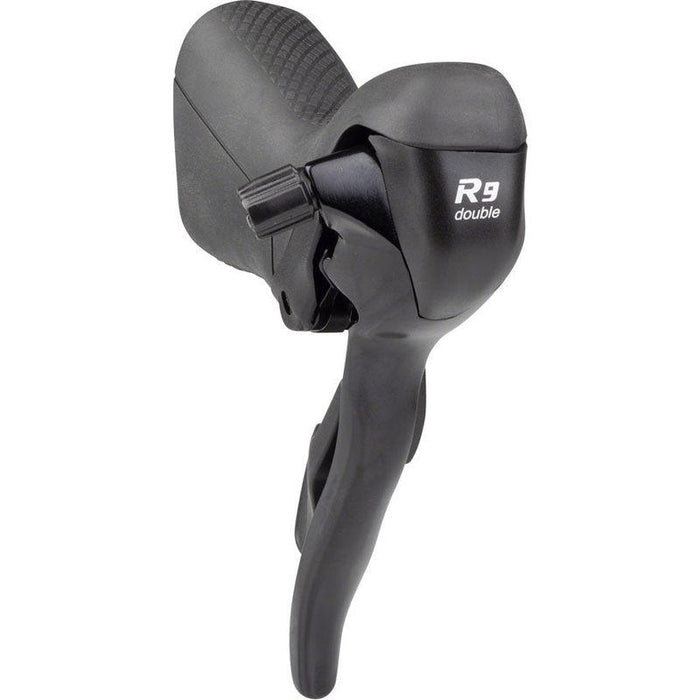 microSHIFT R9 Left Drop Bar Shift Lever - Double Shimano Compatible Black