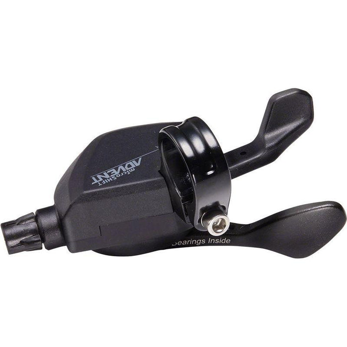 microSHIFT ADVENT Xpress Plus Right Trigger Shifter - 1x9 Speed With Bearing Black ADVENT Compatible Only
