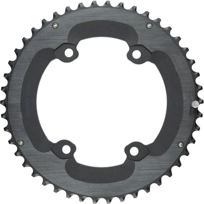 microSHIFT Sword Chainring - 46t 110 Asym BCD Outer ring for 2 x 9/10-Speed Black