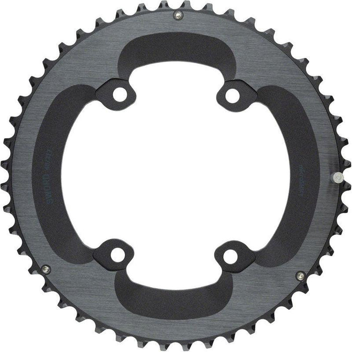 microSHIFT Sword Chainring - 48t 110 Asym BCD Outer ring for 2 x 9/10-Speed Black