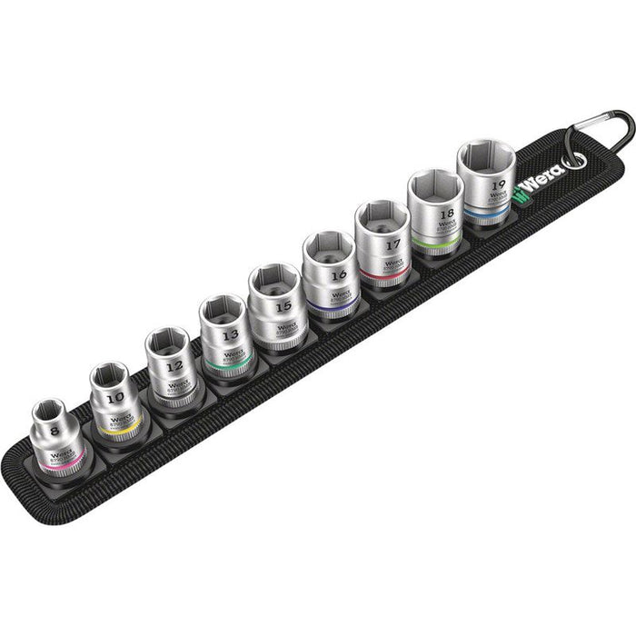 Wera Belt B 4 Zyklop Socket Set 3/8" Bicycle Shop Tools