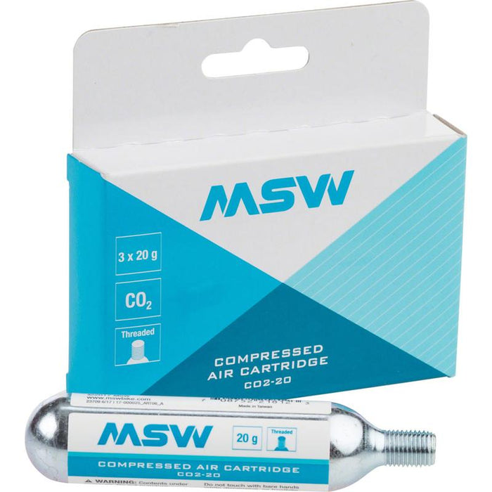 MSW CO2-20 Bicycle CO2 Cartridges