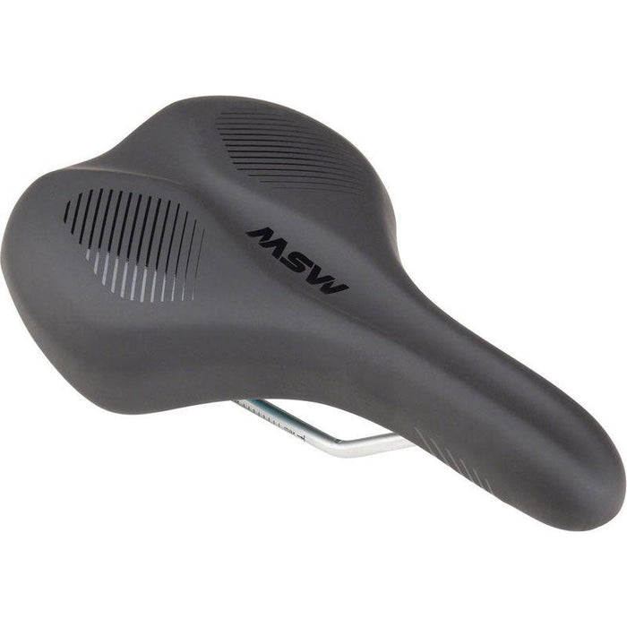 MSW SDL-173 Spin Fitness Saddle - Steel Black
