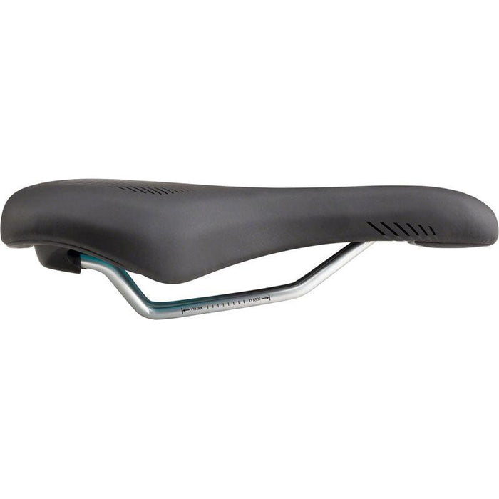 MSW SDL-173 Spin Fitness Saddle - Steel Black