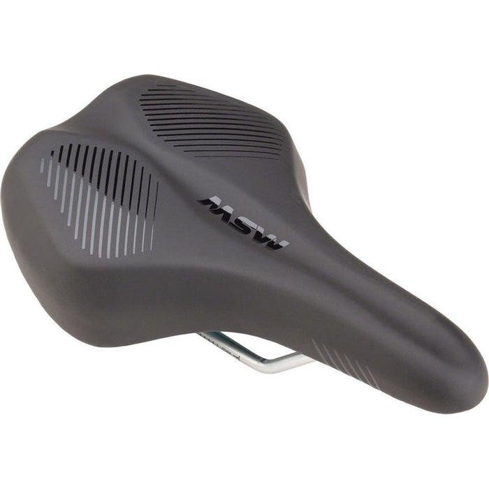 MSW SDL-164 Spin Fitness Saddle - Steel Black